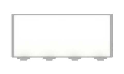3d rendered billboard Stock Illustration