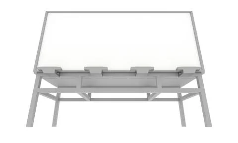 3d rendered billboard Stock Illustration