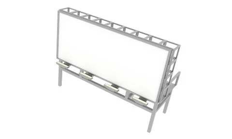 3d rendered billboard Stock Illustration