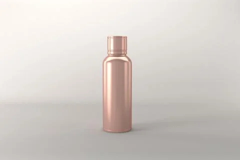 3D Rendered Bottles Mockup Template Stock Illustration