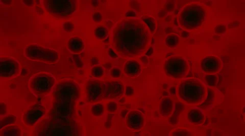 3d rendered cells flight through Stock Footage 5087936