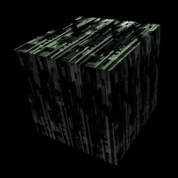 3d rendered complex structured surface.  Displacement semi transparent surfac 库存插图