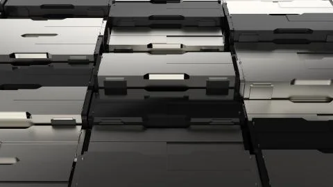 3d rendered complex technology background. Stock Illustration