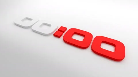 3D rendered countdown. Stock Footage 62511046