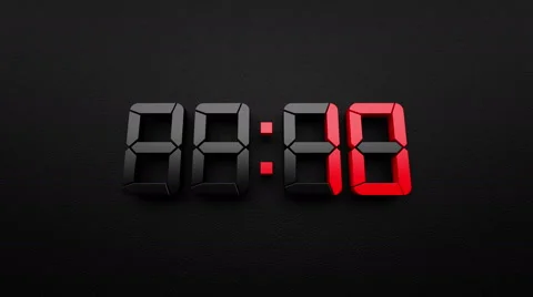3D rendered countdown from ten to zero Stock Footage 44230661