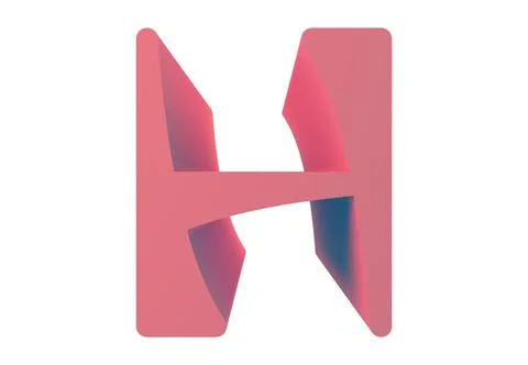 3D rendered decorative letter with soft shadows.Art font. Stock Illustration