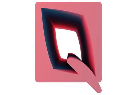 3D rendered decorative letter with soft shadows.Art font. Stock Illustration
