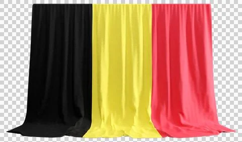 3D rendered flag waves amid political cultural conferences symbols of unity.. Illustrazione stock