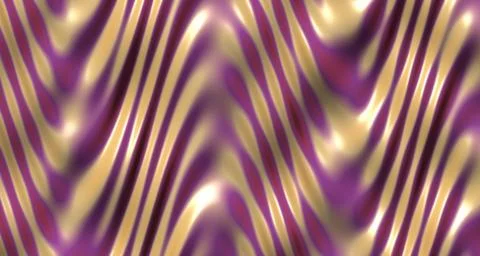 3D rendered glossy wave surface with warm sunset hues Illustration