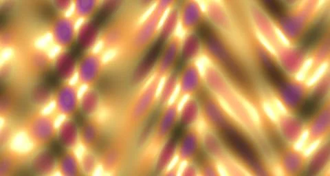 3D rendered glossy wave surface at warm sunset Stock Illustration