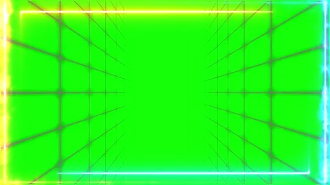 3d rendered green screen studio setup with chroma key background for video Stock Footage 345305480