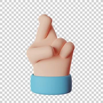3D rendered hand Stock Illustration