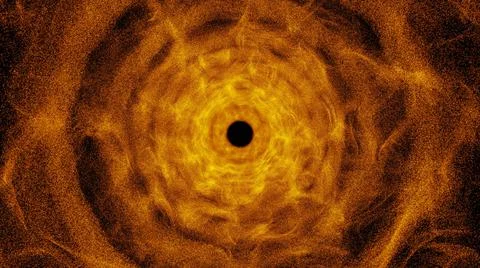 3d rendered illustration of Camera Fly Through With Magic Portal Stock Illustration