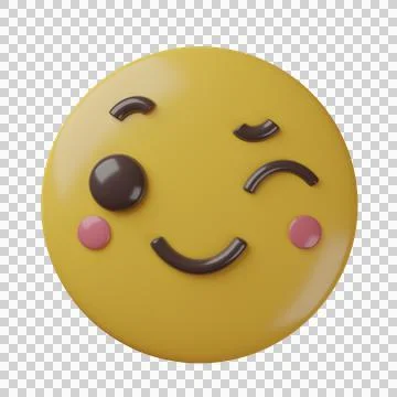 3D rendered illustration of cute yellow character Stock Illustration