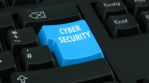 3d rendered illustration of cyber security 스톡 일러스트