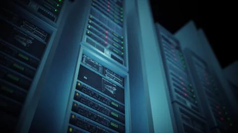 3d rendered illustration of Data Server Illustrazione stock