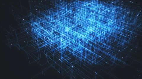 3d rendered illustration of Data Transfer Illustrazione stock