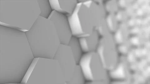 3d rendered illustration of Hexagon Background 02 Illustrazione stock