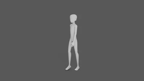 3d rendered illustration of a human walking animation Stock Footage 297829909