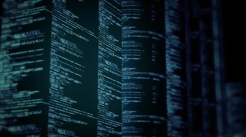 3d rendered illustration of Javascript Coding Stock Illustration