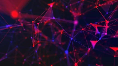 3d rendered illustration of network Stock Illustration