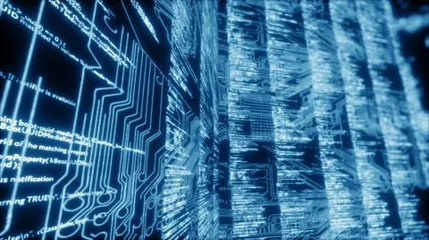 3d rendered illustration of Programming Codes Stock Illustration