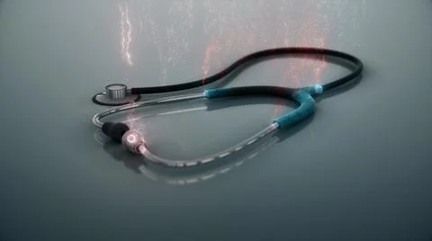 3d rendered illustration of stethoscope Stock Illustration