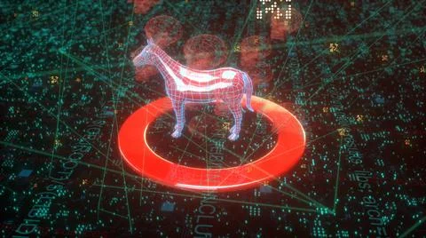 3d rendered illustration of Trojan Malware In The Complex Computer Interface 스톡 일러스트