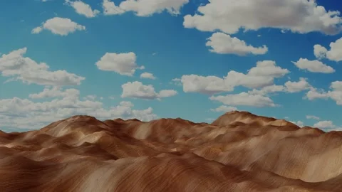 3D Rendered Liquid Rock Simulation Stock-Footage 131653234