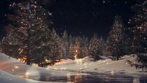 3D Rendered Midnight Countdown Mountain Clock For New Year Vidéo 257647072