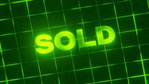 3D-rendered pattern of a word on bright neon green lines arranged in a grid patt 스톡 일러스트