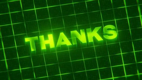 3D-rendered pattern of a word on bright neon green lines arranged in a grid patt 스톡 일러스트