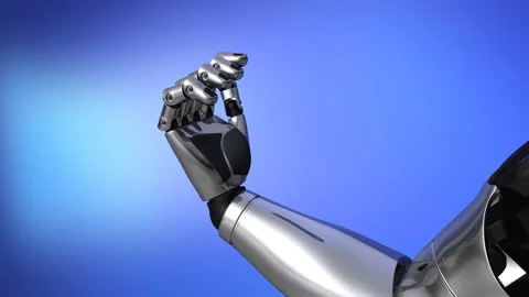 3D Rendered robot arm Видео 122449679