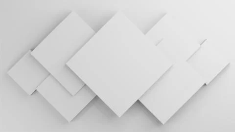 3d rendered texture of Square shape at different heights , abstract backgroun Stock Illustration