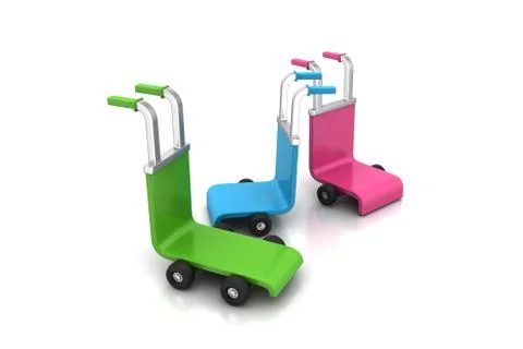3d rendered trolley Free Stock Illustration