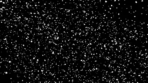 3d rendered video of strong snowfall isolated on black background Stock Footage 112943018