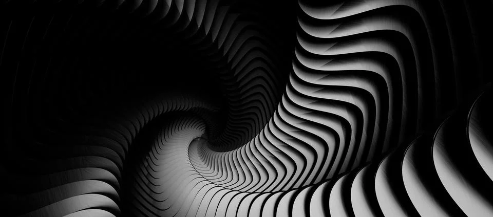 3d rendered Vortex swirl motion. Abstract textured background イラスト素材