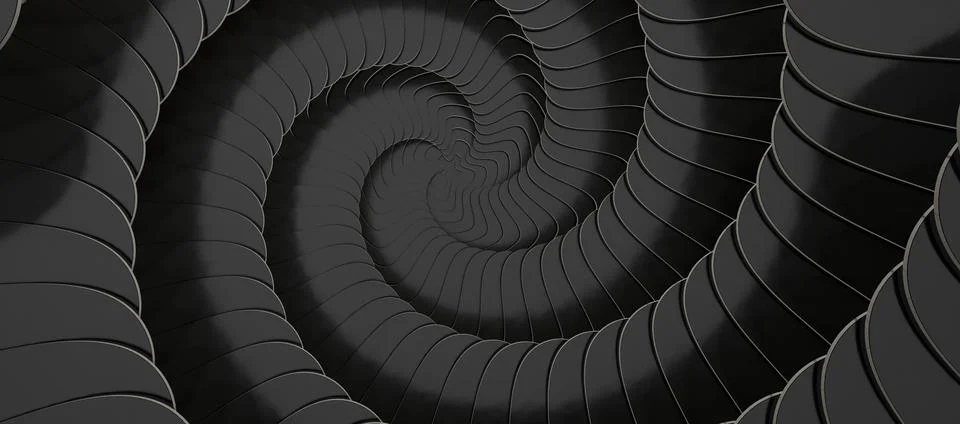 3d rendered Vortex swirl motion. Abstract textured background Stock Illustration