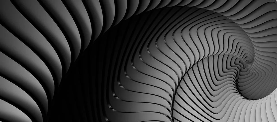 3d rendered Vortex swirl motion. Abstract textured background Stock Illustration