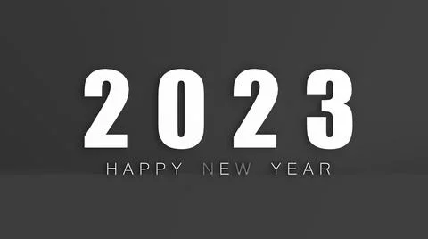 3d rendering of 2023 Creativity and inspiration ideas concepts with nice back Stock Illustration
