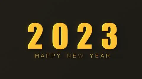 3d rendering of 2023 Creativity and inspiration ideas concepts with nice back Stock Illustration