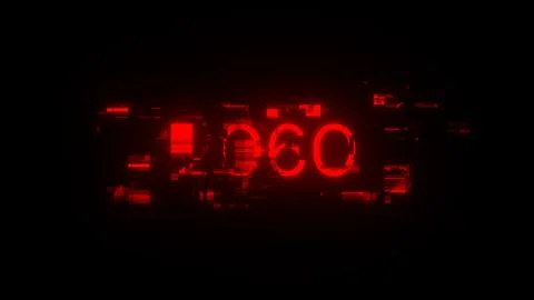 3D rendering 2060 text with screen effects of technological glitches Stock Illustration