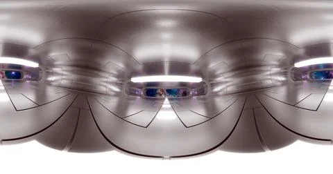 3d rendering. 360 degree spherical seamless vr panorama. Abstract empty dark 库存插图