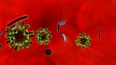 3D rendering . 3D illustration .3D animation . World coronavirus pandemic . C Stock Footage 127221949
