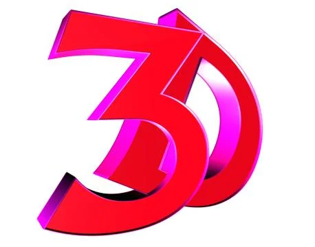 3d rendering. 3d text on white background Stock Photos