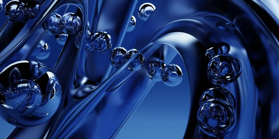 3d rendering of abstract art is a part of surreal 3d mirror 스톡 일러스트