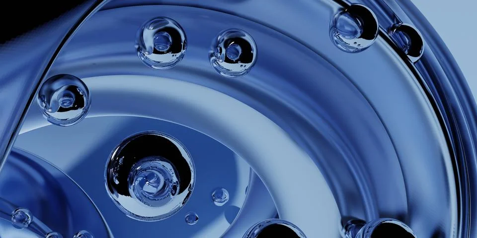 3d rendering of abstract art is a part of surreal 3d mirror, metal balls or sphe イラスト素材