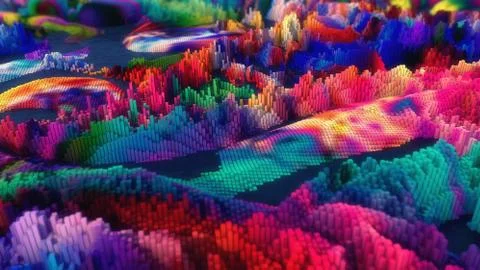 3d rendering. Abstract background and colors Stock Illustration