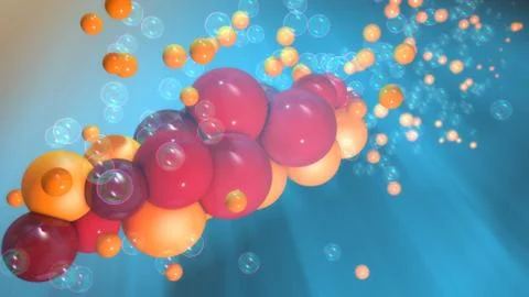 3d rendering. Abstract background and colors Stock Illustration