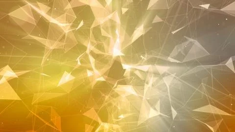 3D rendering abstract background on the basis of Plexus. Technological surfaces  Stock Photos